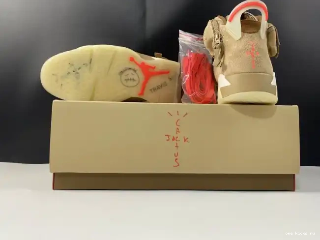 Rep Onekick DH0690-200 6 Khaki Jordan Air Retro British Travis Scott 0429